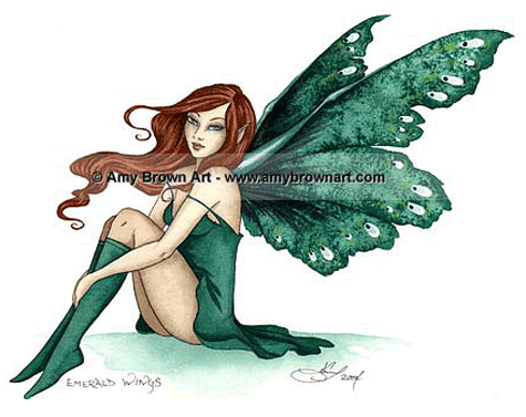 Emerald Wings by Amy Brown